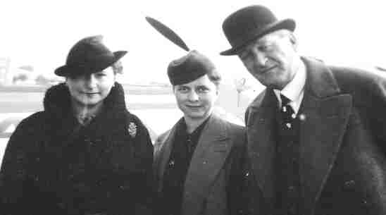 Well-wishers in Riga at departure